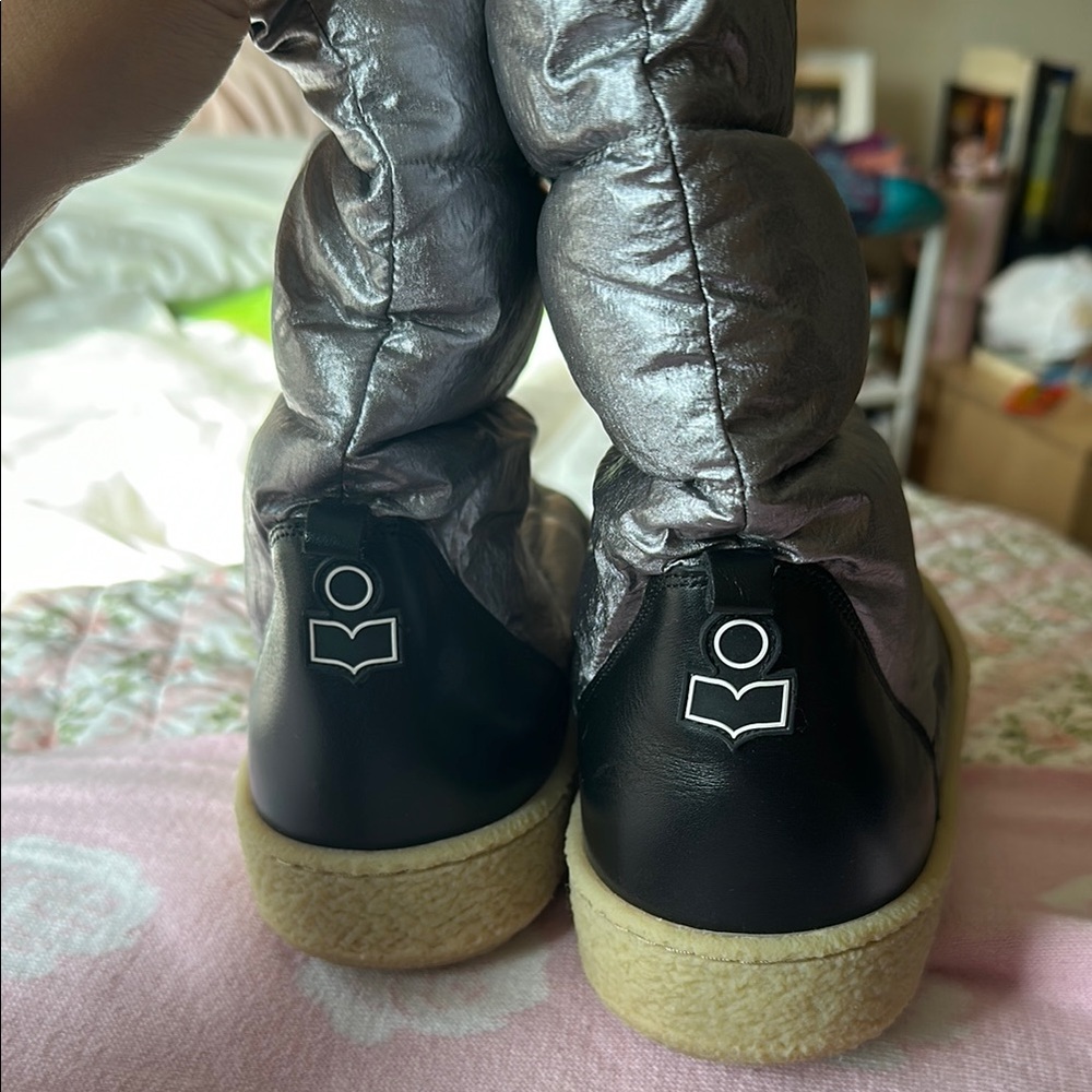 Isabel Marant Silver Snow Boots - Picture 3 of 5